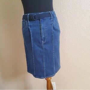 3x1 Made Here Pencil Denim Jean Skirt Size 26 Blue New